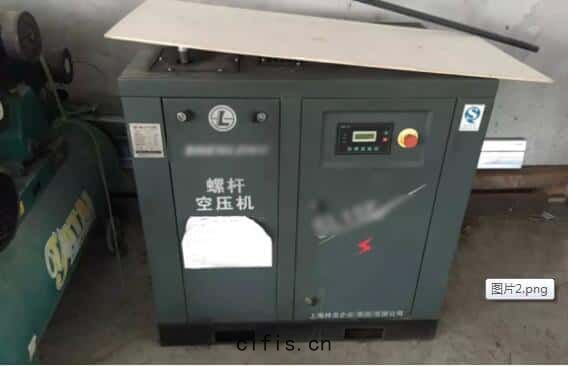 使用的原(yuán)舊空壓(yā)機(jī)