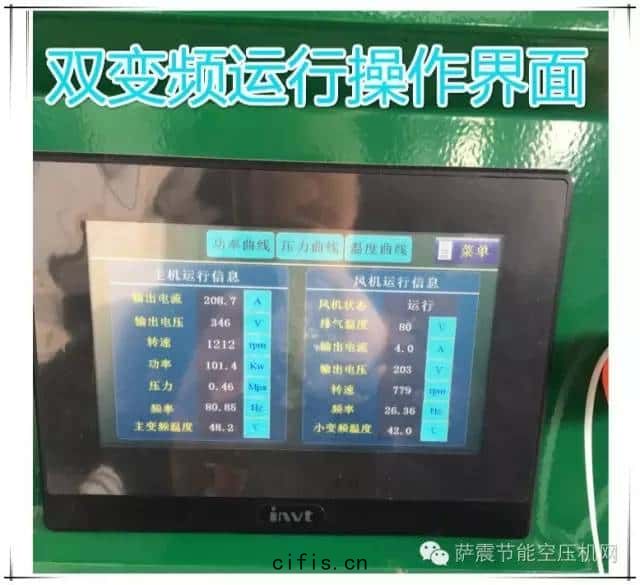 薩震空(kōng)壓(yā)機控(kòng)製(zhì)麵(miàn)板
