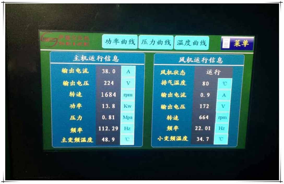 薩(sà)震(zhèn)永(yǒng)磁變頻空(kōng)壓(yā)機(jī)安(ān)裝完成