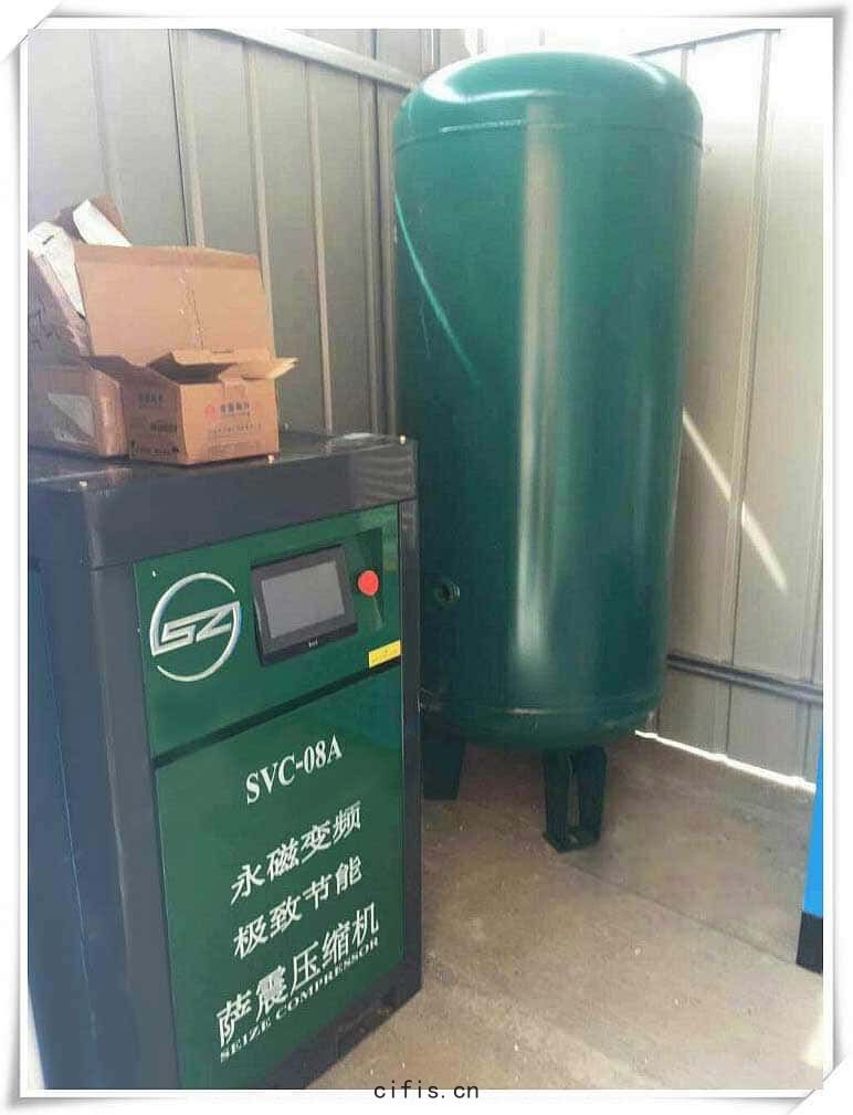 薩震空壓(yā)機調試