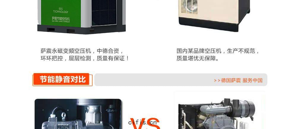 靜(jìng)音的薩(sà)震(zhèn)節能空壓機(jī)