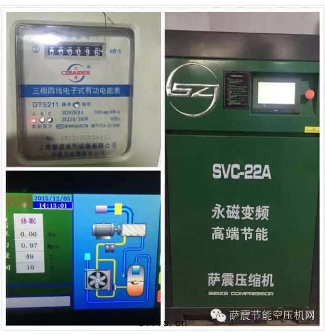 薩(sà)震(zhèn)22kw永磁變頻空(kōng)壓(yā)機