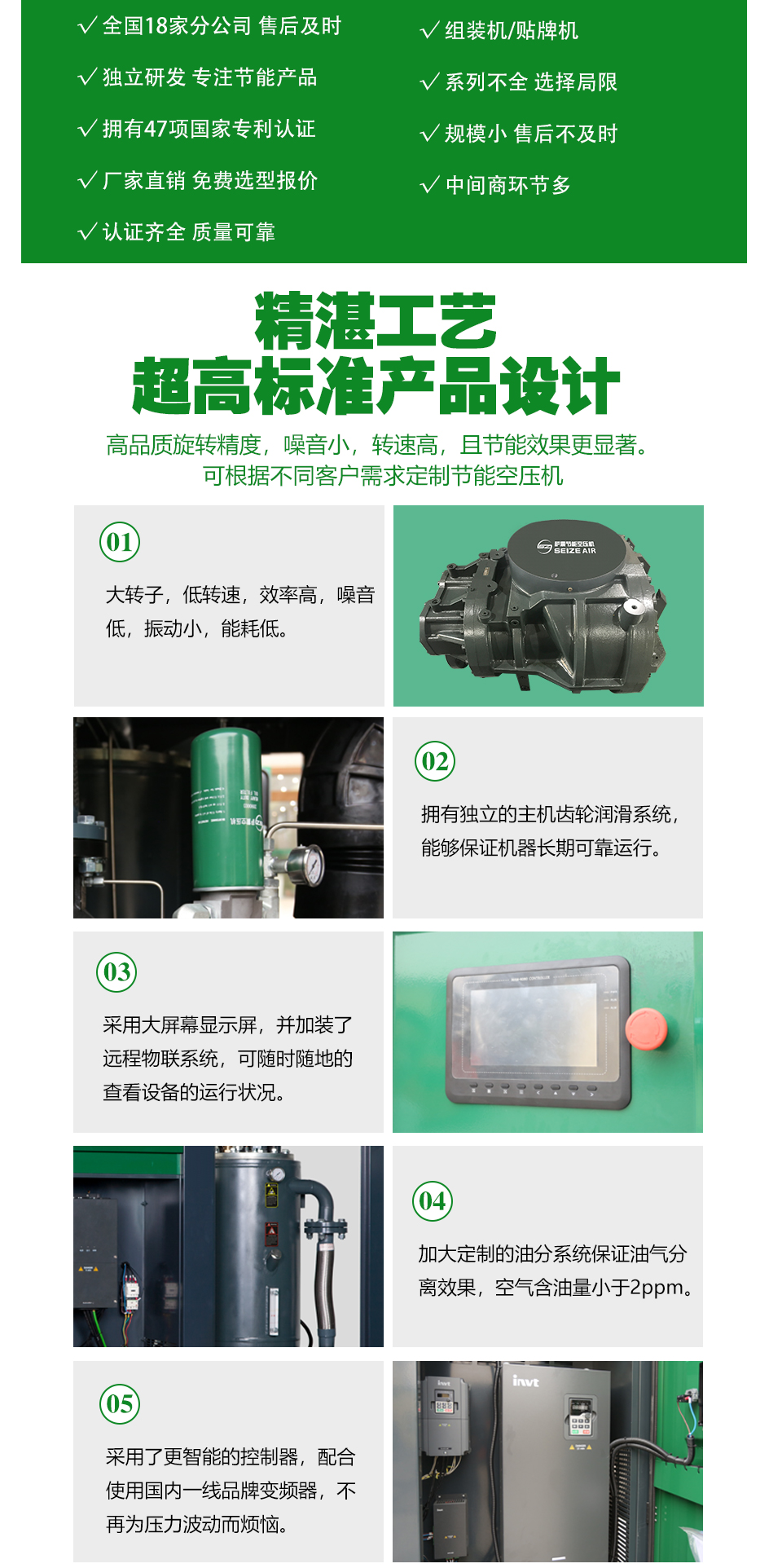 永磁變頻(pín)低(dī)壓(yā)空壓機(jī)